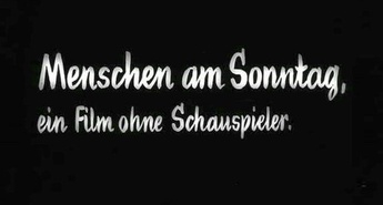 Kino-uho / nov nakup slovenske kinoteke: Ljudje v nedeljo