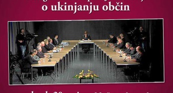 Okrogla miza z župani JV Slovenije o ukinjanju občin