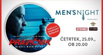 Vabilo: Premiera filma Pravičnik in Men's night