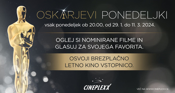 OSKARJEVI PONEDELJKI V KINIH CINEPLEXX