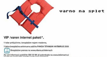 Varno na splet  z novim Telemach-ovim VIP paketom