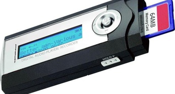 Snemalnik mp3, radijski sprejemnik in diktafon