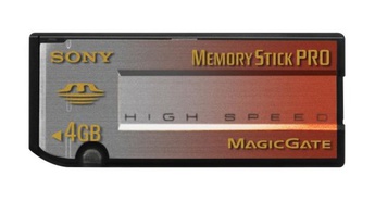 Memory Stick PRO (High Speed) s 4 GB in storitev za obnovo izbrisanih podatkov