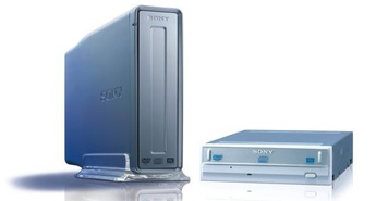 Sony z novo serijo zapisovalnikov DVD