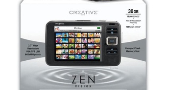 Creative s predvajalnikom datotek MP3 in videa