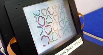 Največji upogljivi zaslon TFT LCD