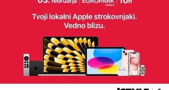 Nova Apple destinacija v Mariboru