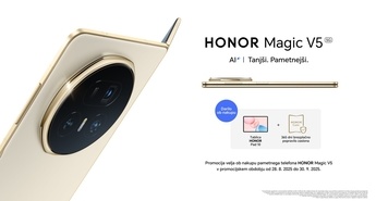 Zložljivi pametni telefon HONOR Magic V5 