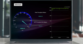 Telemach dosegel impresivne hitrosti prenosa podatkov