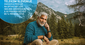 Telekom Slovenije s 5G pokriva več kot 60 % prebivalstva