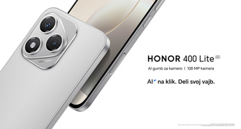 HONOR 400 Lite z revolucionarnim AI gumbom za kamero