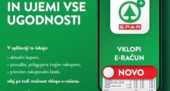 Novost v mobilni aplikaciji SPAR Plus 