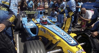 Velika nagrada Španije, Barcelona, 8. maj 2005 - Oba Renaultova dirkača do točk