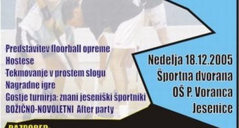 Turnir najboljših slovenskih floorball ekip