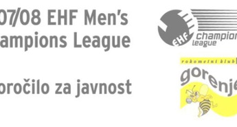 NAPOREN ZAČETEK EVROPSKEGA TEKMOVANJA ZA GORENJE