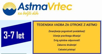 Društvo astma in šport bo v kratkem pričelo izvajati nov program