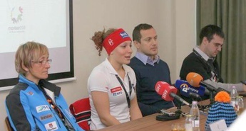 Mlada perspektivna slovenska smučarka predstavila načrte za tekmo v Mariboru