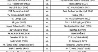 ZAČENJA SE EHF POKAL