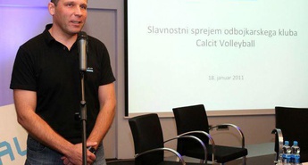 Ponovoletni sprejem odbojkarskega kluba Calcit Volleyball