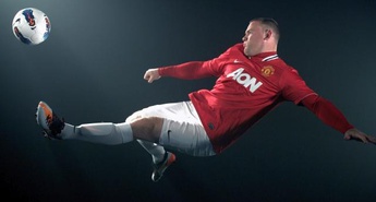 Nogometni čevelj za Rooneyjev popoln strel