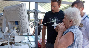 S spirometrom testirali svoja pljuča v Ljubljani, Kopru in Tolminu