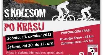 Tokratno kolesarjenje bo v znamenju Meseca kraške kuhinje