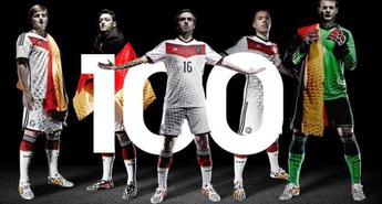 Jubilejna 100. tekma za nemško reprezentanco