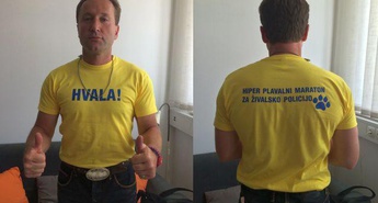 Mariborčan Aleksander Kamenik bo po reki Dravi neprekinjeno plaval najmanj 48 ur