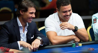 RAFAEL NADAL SE BO Z RONALDOM POMERIL V POKER DVOBOJU