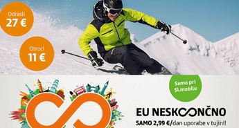 S Si.mobilom ugodneje na bele strmine