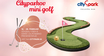 V Citypark na mini golf