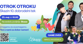 Skazin dobrodelni tek Otrok otroku 