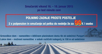 Vabljeni na Kope - izkoristite odlično last minute ceno