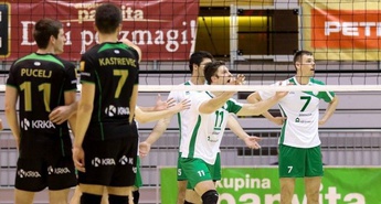 Odbojkarji Panvite Pomgrada prišli do prve prvenstvene zmage