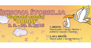 Mlade mamice bo ob materinskem dnevu razveselila Škisova štorklja