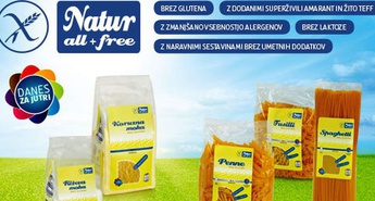 Varno, naravno in brez glutena - Naturall + free