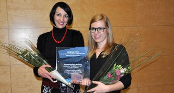 Projektu Knjižnica slepih in slabovidnih nagrada za komunikacijsko odličnost