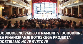 Namenite 0,5 % svoje dohodnine za podporo dobrodelnega projekta 