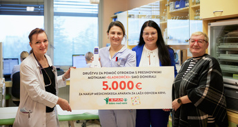 Nova donacija podjetja Spar Slovenija
