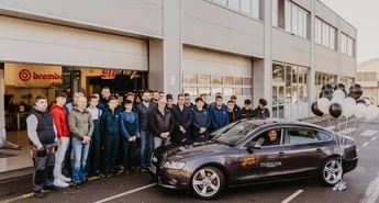 Porsche Koper predal vozilo Audi A5 Srednji tehniški šoli Koper!