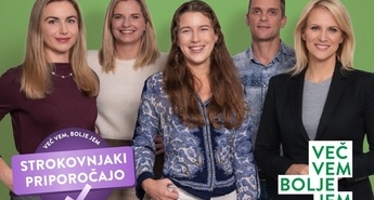 »Strokovnjaki priporočajo«