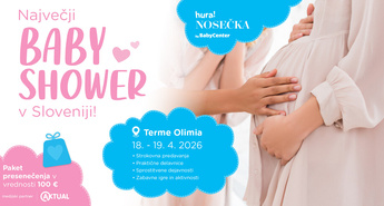 Hura! NOSEČKA, največji BABY SHOWER v Sloveniji