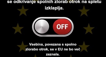 Evropa izklaplja zaznavanje spolnih zlorab otrok na spletu